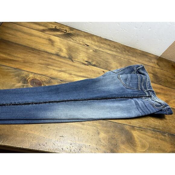 Driftwood Jackie Beaded Side Stripe Raw Hem Jeans Women’s Size 31 - Picture 6 of 11